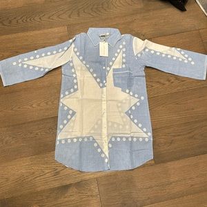 Julia Armory HUSBAND SHIRT - STARRY NIGHT GRACIE